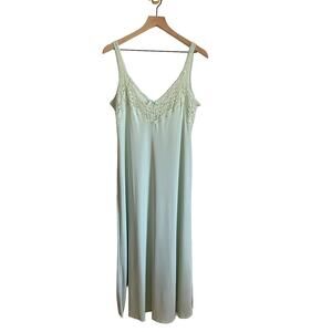 Soft Mint Night Gown Vintage Inspired